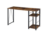 Vadna Weathered Oak & Black Finish Writing Desk Model 92765 By ACME Furniture